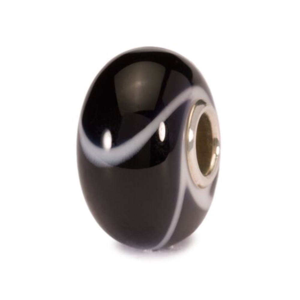 Trollbeads Black Armadillo Bead-Retired